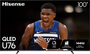 Hisense - 100" Class U76 Series 4K UHD QLED Smart Google TV (2024)