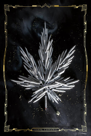 Carpe Cannabis By Yellow Café Giclee Canvas