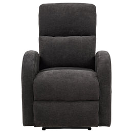 Grant Fabric Upholstered Power Recliner Chair Charcoal Grey