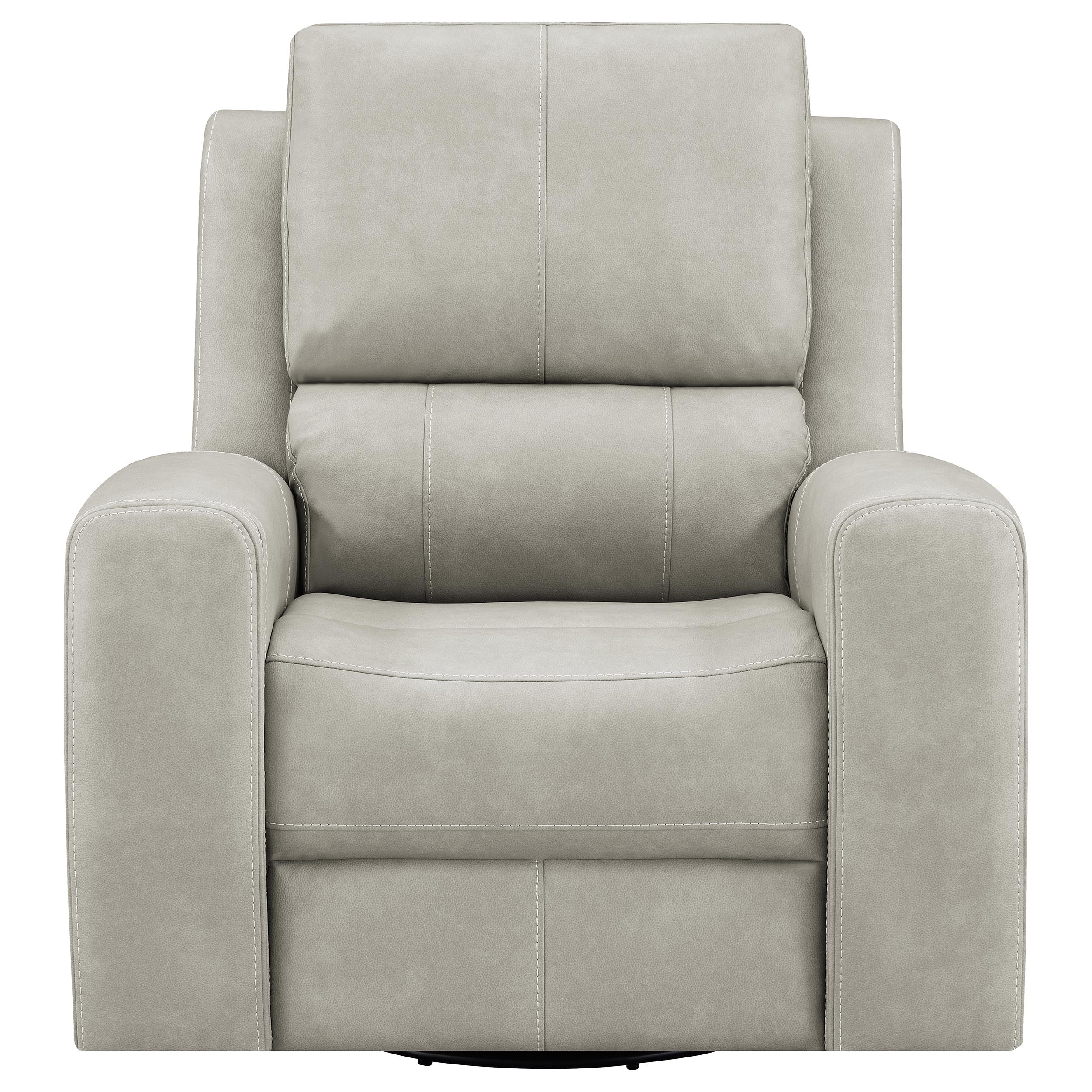 Brickston Triple Power Swivel Glider Recliner Grey