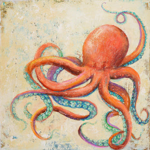 Creatures Of The Ocean Ii By Patricia Pinto Giclee Canvas