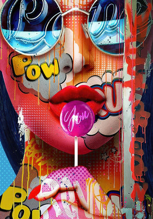 Pow Giclee Canvas