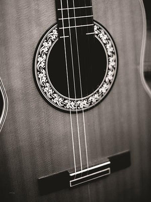 Guitar Dreams By Jennifer Rigsby Giclee Canvas