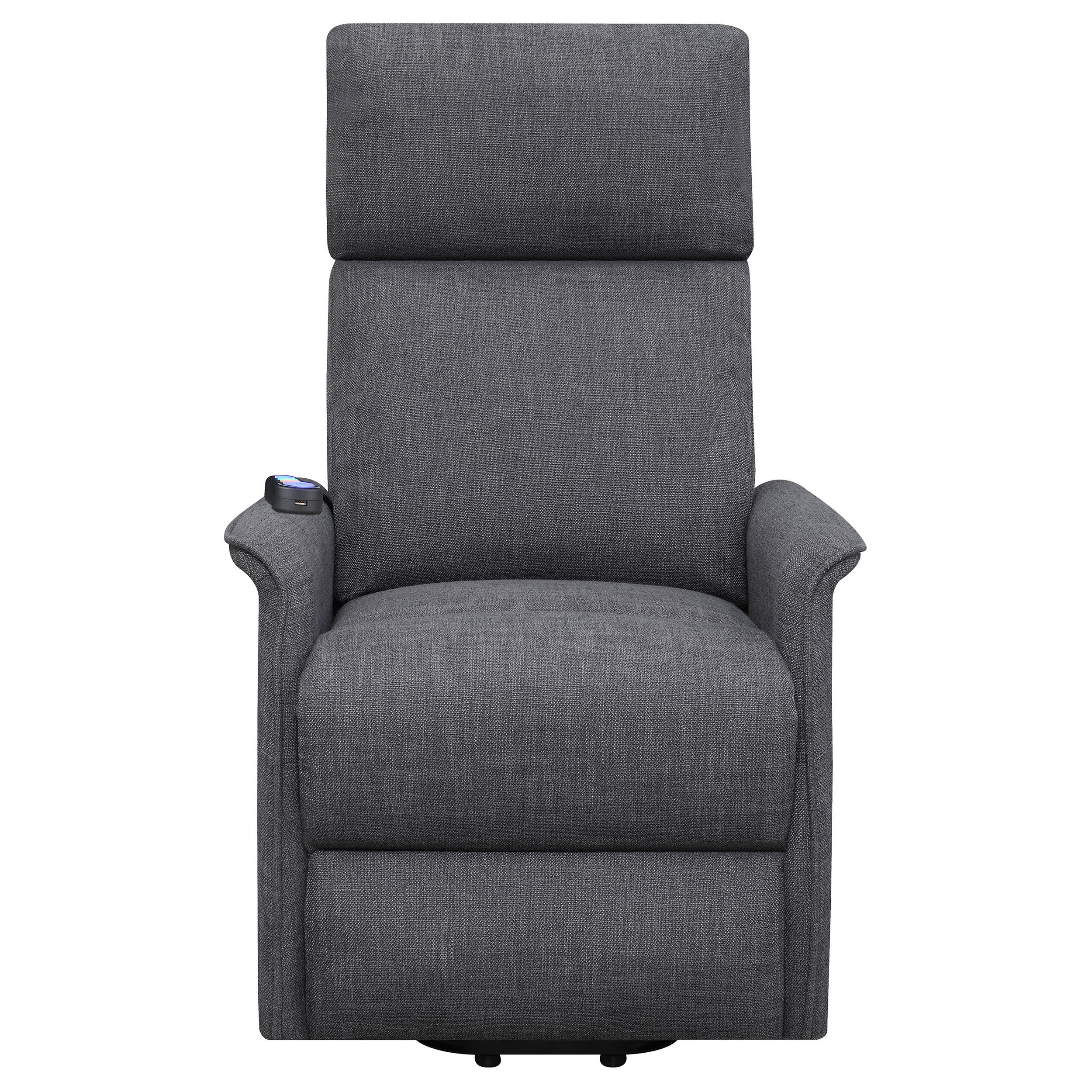 Herrera Upholstered Power Lift Massage Chair Beige