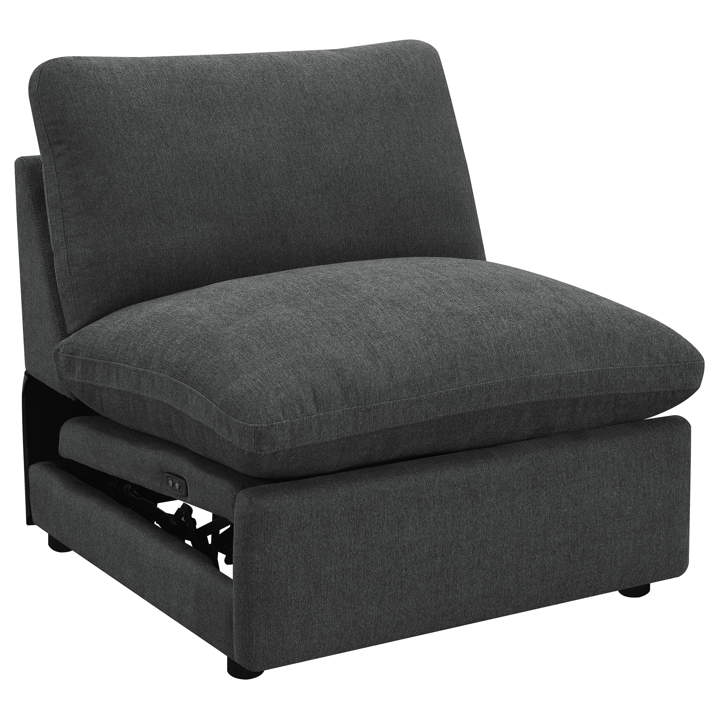 Collins Modular Power Reclining Sectional Dark Grey