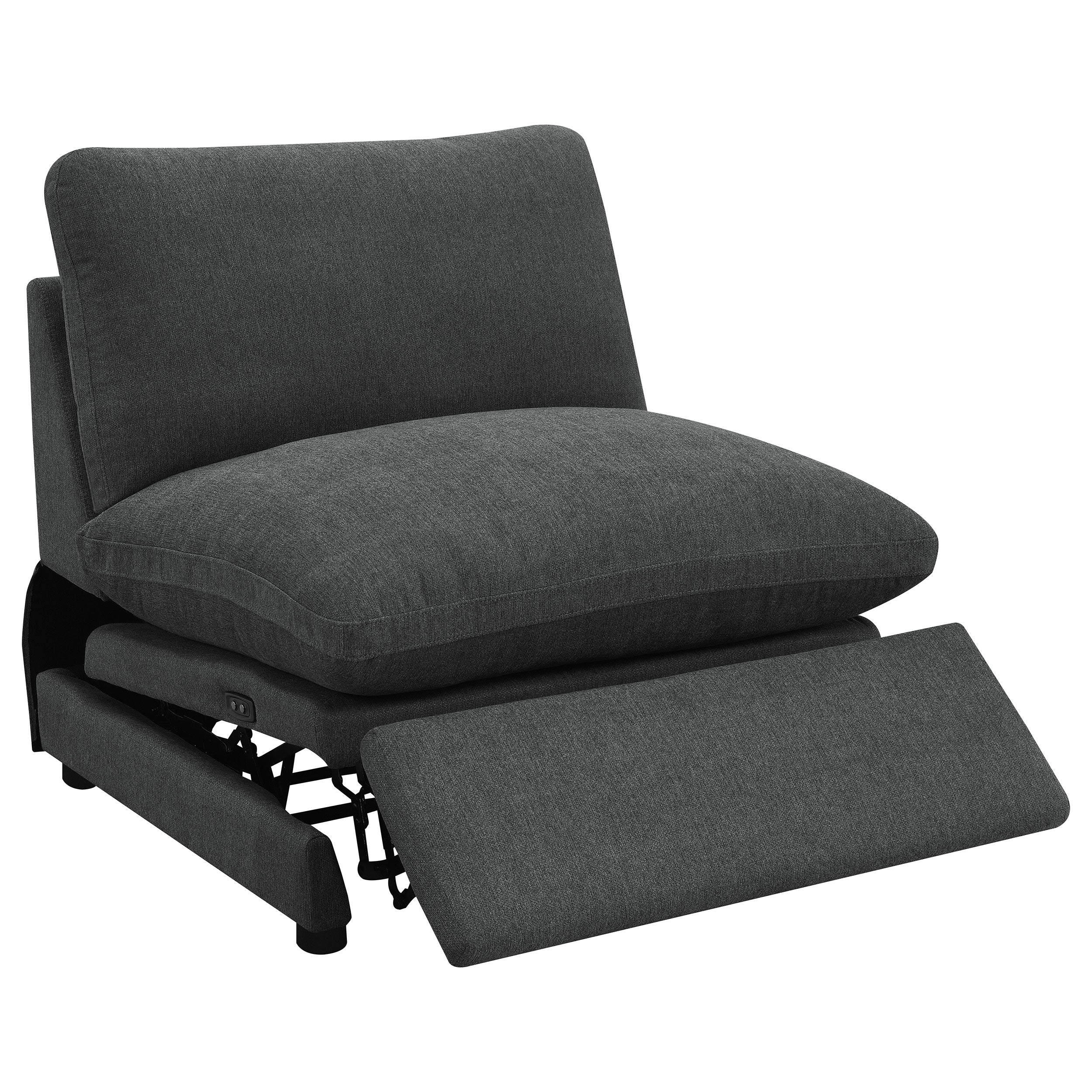 Collins Modular Power Reclining Sectional Dark Grey