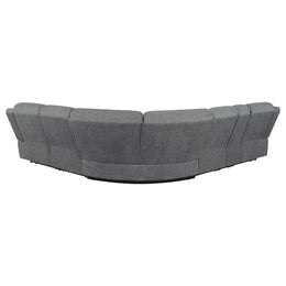 Bahrain Modular Power Reclining Sectional Charcoal