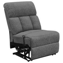 Bahrain Upholstered Home Theater Seating Charcoal