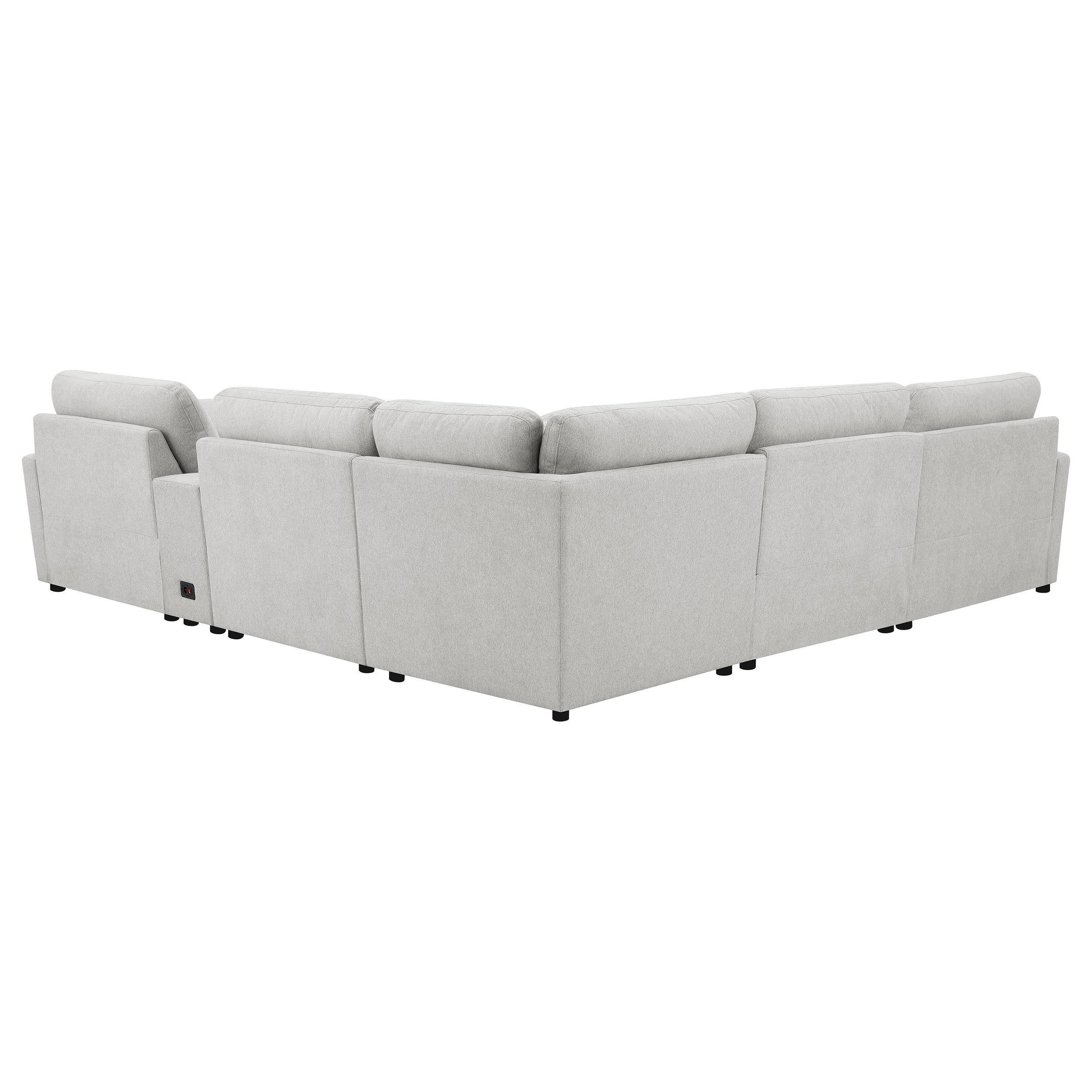 Collins Modular Power Reclining Sectional Dark Grey