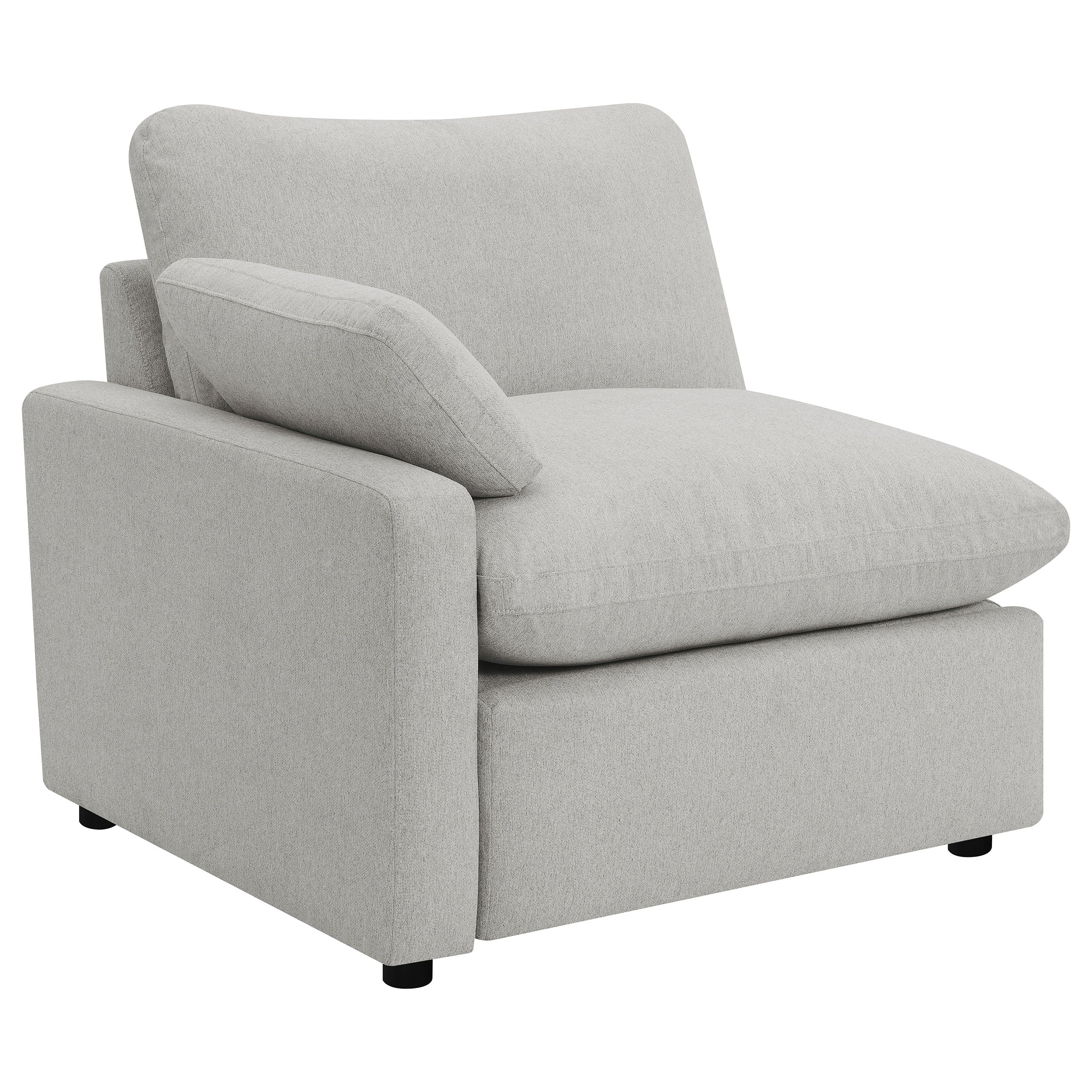 Collins Modular Power Loveseat Dark Grey