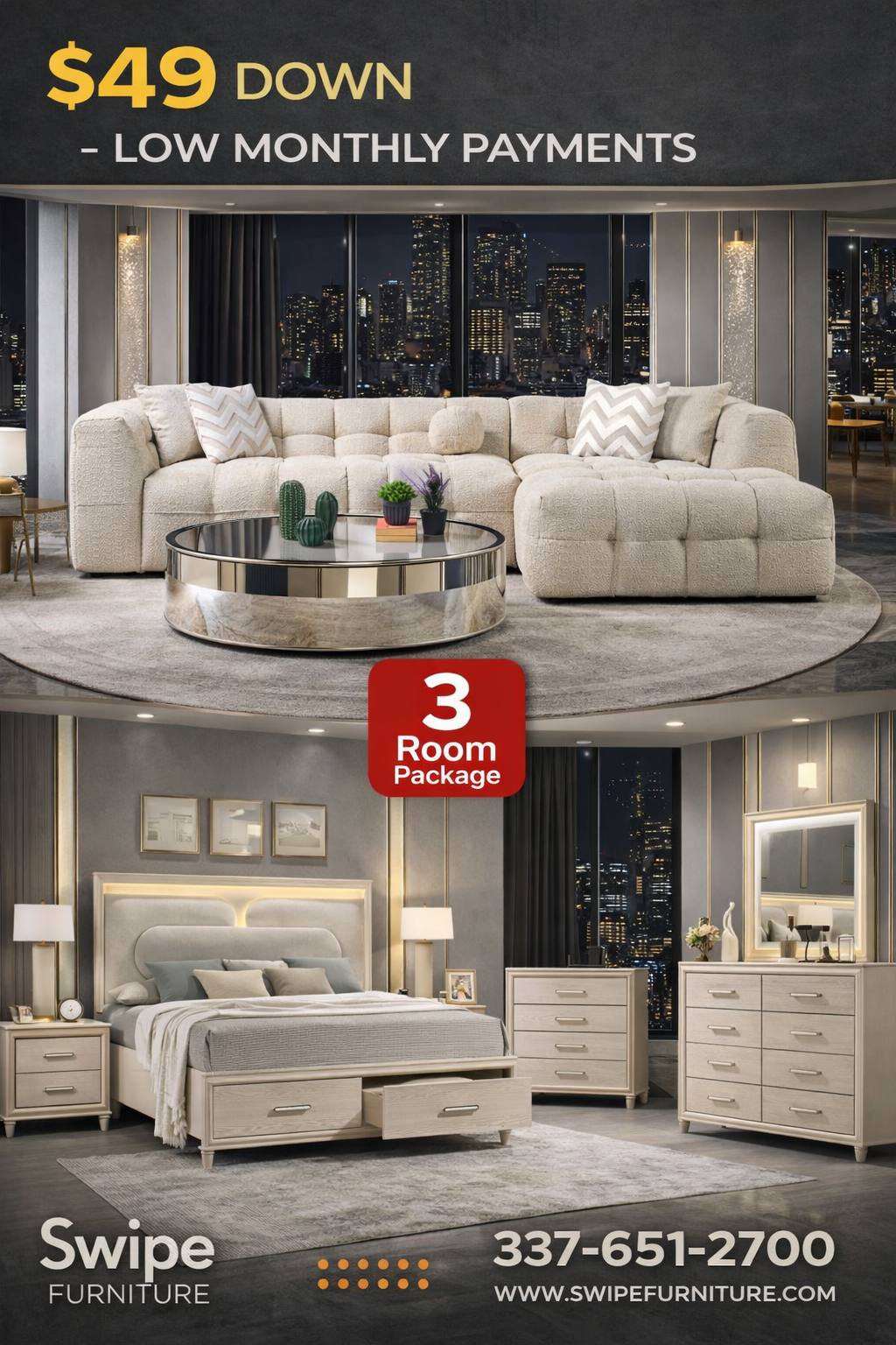 Paris 3-Room Package