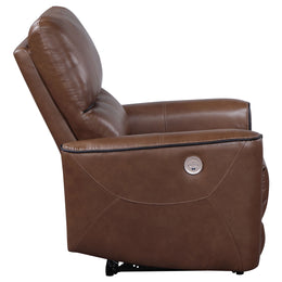 Greenfield Upholstered Power Recliner Chair Dove Grey