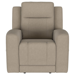 Brentwood Upholstered Recliner Chair Dark Charcoal