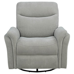 Adler Upholstered Power Swivel Glider Recliner