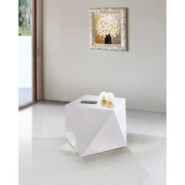 Meridian Gemma Silver End Table