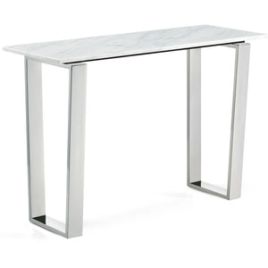 Meridian Carlton Chrome Console Table