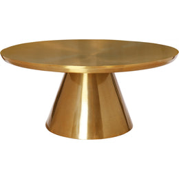 Meridian Martini Brushed Gold Coffee Table
