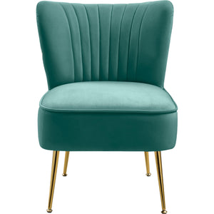 Meridian Tess Mint Velvet Accent Chair