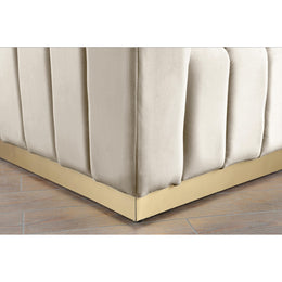 Meridian Marlon Cream Velvet Chair