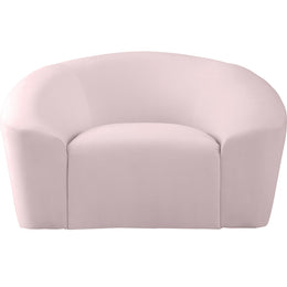 Meridian Riley Pink Velvet Chair