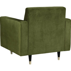 Meridian Lola Olive Velvet Chair