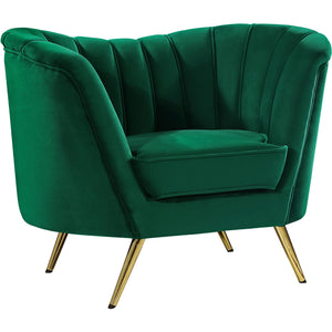 Meridian Margo Green Velvet Chair