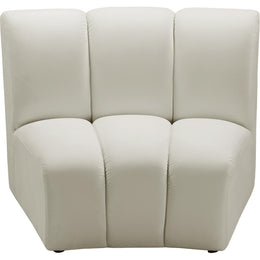 Meridian Infinity Cream Velvet Modular Chair