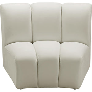 Meridian Infinity Cream Velvet Modular Chair