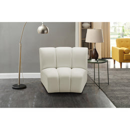 Meridian Infinity Cream Velvet Modular Chair