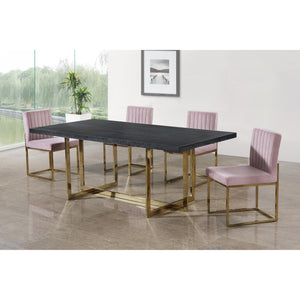 Meridian Elle Gold Dining Table