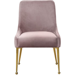 Meridian Owen Pink Velvet Dining Chair