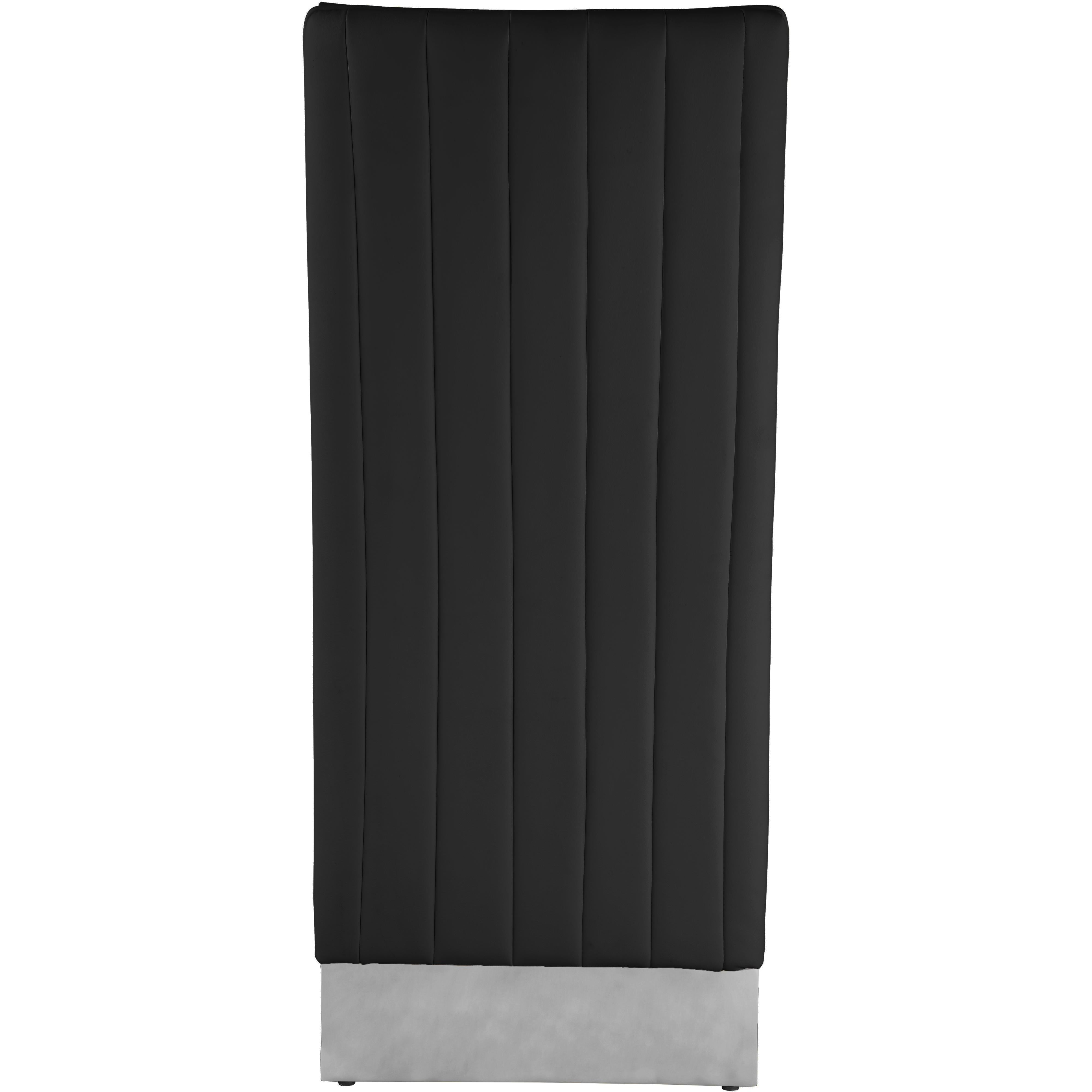 Meridian Porsha Black Vegan Leather Dining Chair