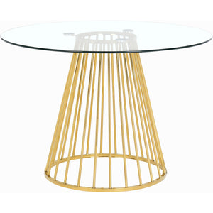 Meridian Gio Gold Dining Table