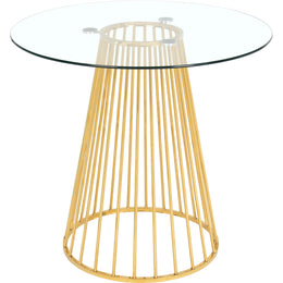 Meridian Gio Gold Counter Height Table