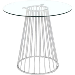 Meridian Gio Chrome Counter Height Table