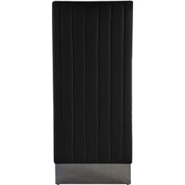 Meridian Porsha Black Velvet Dining Chair