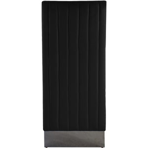 Meridian Porsha Black Velvet Dining Chair