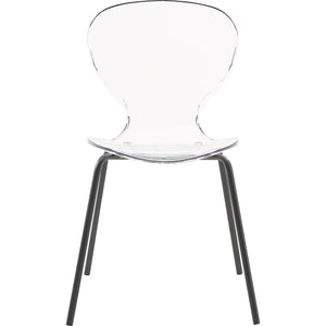 Meridian Clarion Matte Black Dining Chair