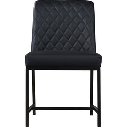 Meridian Bryce Black Vegan Leather Dining Chair