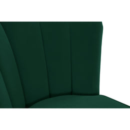 Meridian Lily Green Velvet Stool