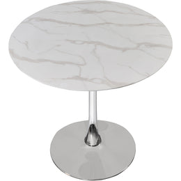 Meridian Holly Chrome Dining Table (3 Boxes)