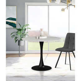 Meridian Holly Matte Black Dining Table (3 Boxes)