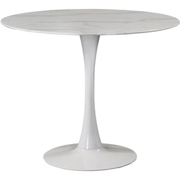 Meridian Holly White Dining Table (3 Boxes)