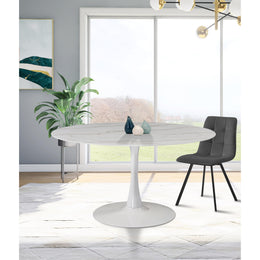 Meridian Holly White Dining Table