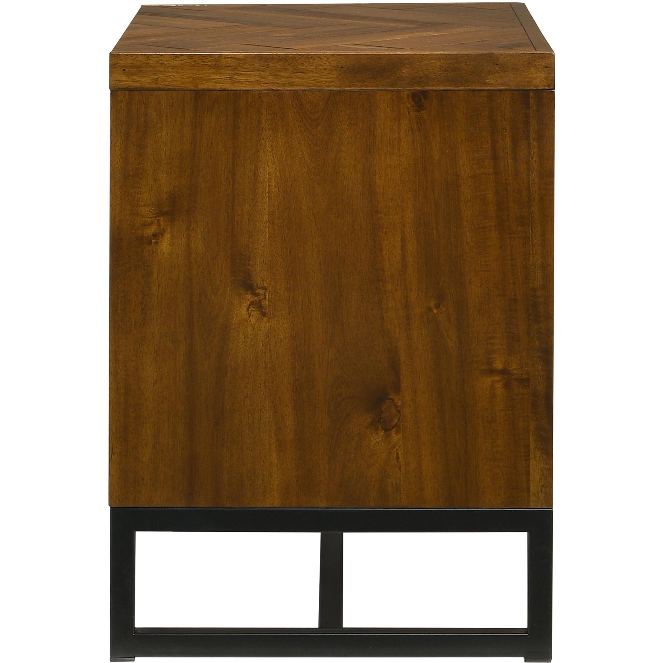 Meridian Reed Antique Coffee Night Stand