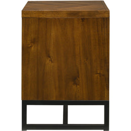 Meridian Reed Antique Coffee Night Stand