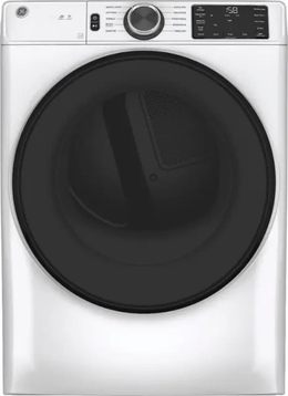 Package - GE - 4.8 Cu. Ft. High-Efficiency Stackable Smart Front Load Washer w/ Odorblock Ultra Fresh Vent System & Microban Technology and 7.8 Cu. Ft. Stackable Smart 10-Cycle Electric Dryer - White