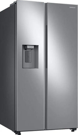 Samsung - 36 in. Wide 27.4 cu. ft. Side-by-Side Refrigerator with Large Capacity - Stainless Steel