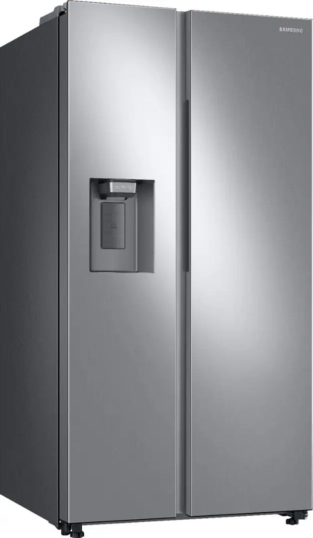 Samsung - 36 in. Wide 27.4 cu. ft. Side-by-Side Refrigerator with Large Capacity - Stainless Steel