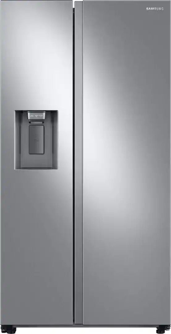 Samsung - 36 in. Wide 27.4 cu. ft. Side-by-Side Refrigerator with Large Capacity - Stainless Steel